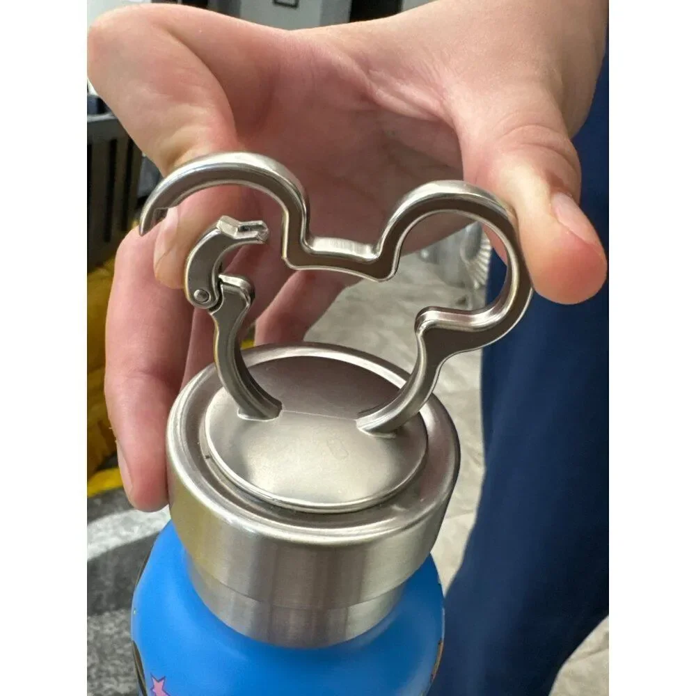 Disney Micky Mouse Stainless Steel Water Bottle With Clip 19 oz / 560 ml